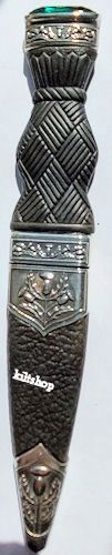 Thistle, Emerald top, Sgian Dubh